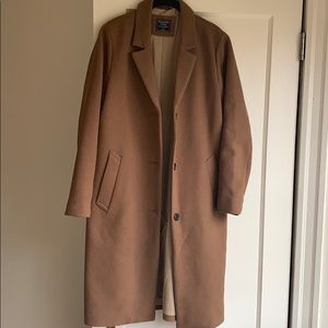 Dark camel coat